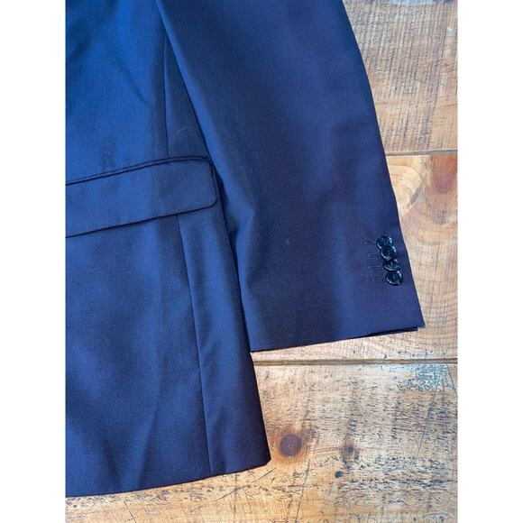 Mens Sacoor Brothers Black 100% Wool Two Button Classy Suit Coat Blazer (EU) 58 - Picture 4 of 10